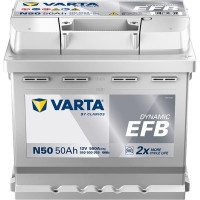 Varta Blue Dynamic EFB 12V 50Ah 550A 550 500 055 Varta Blue Dynamic EFB 12V 50Ah 550A 550 500 055